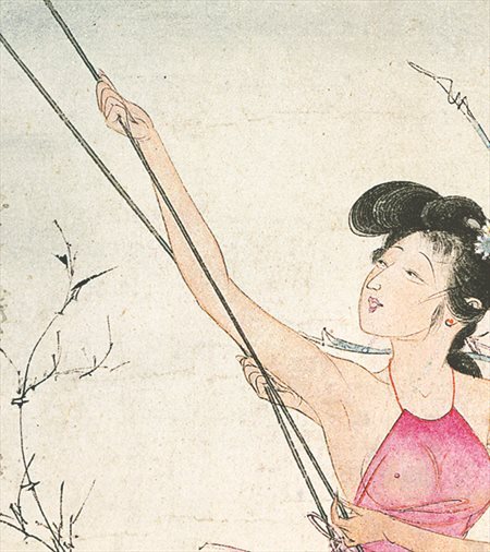 南江县-胡也佛的仕女画和最知名的金瓶梅秘戏图